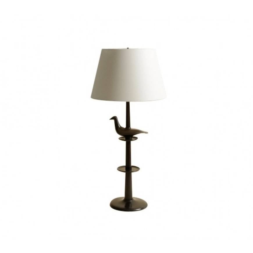 Picture of Bronze Bird Candlestick Lamp 