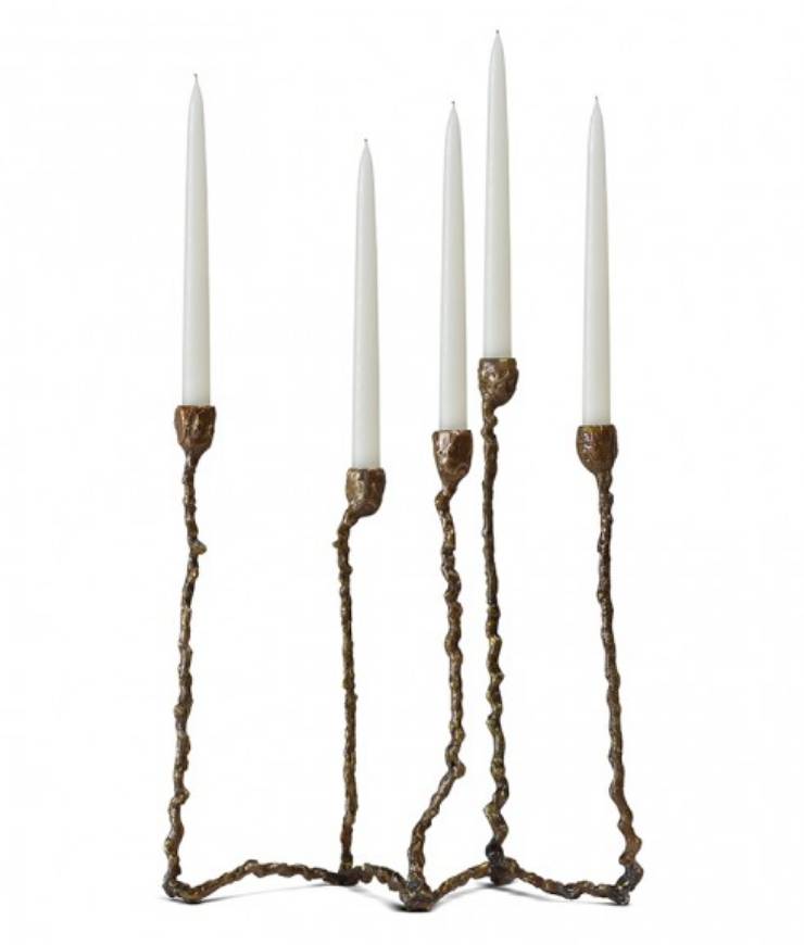 Picture of ROMO CANDELABRA, ANTIQUE BRASS