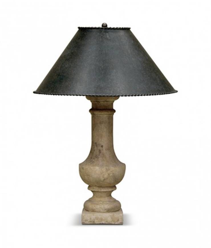 Picture of BALUSTRADE TABLE LAMP - ROUND