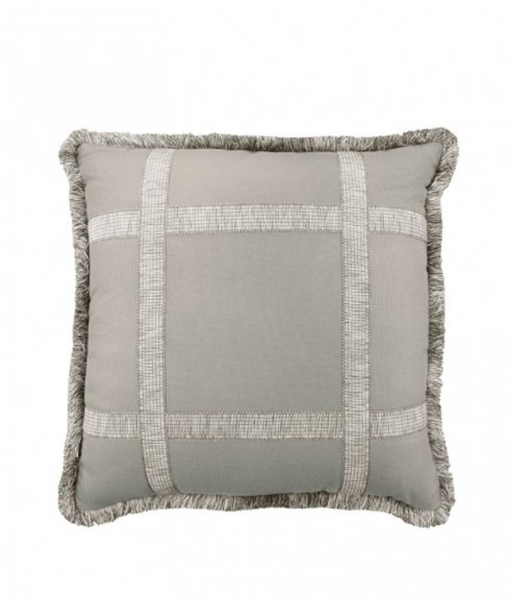 Picture of WINDOW PANE PILLOW - FOSSIL