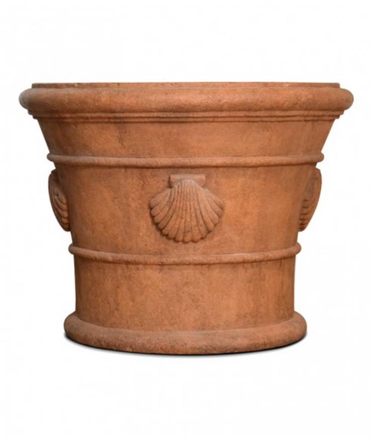 Picture of SHELL PLANTER - TERRACOTTA