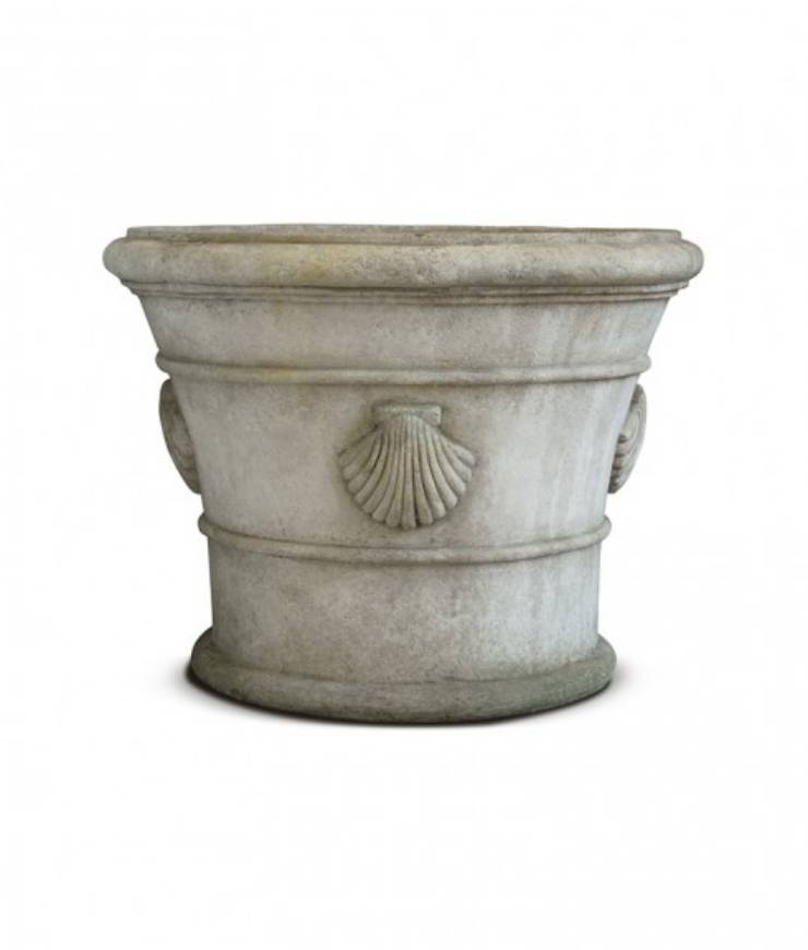 Picture of SHELL PLANTER - STONE