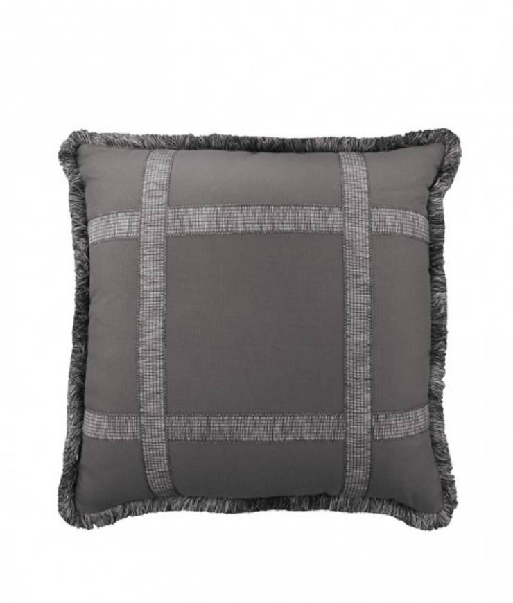 Picture of WINDOW PANE PILLOW - SLATE