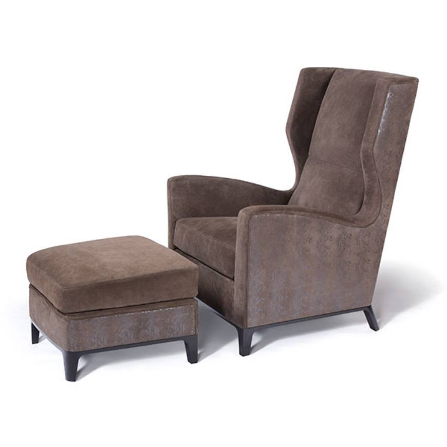 Picture of CANARD LOUNGE CHAIR AND OTTOMAN