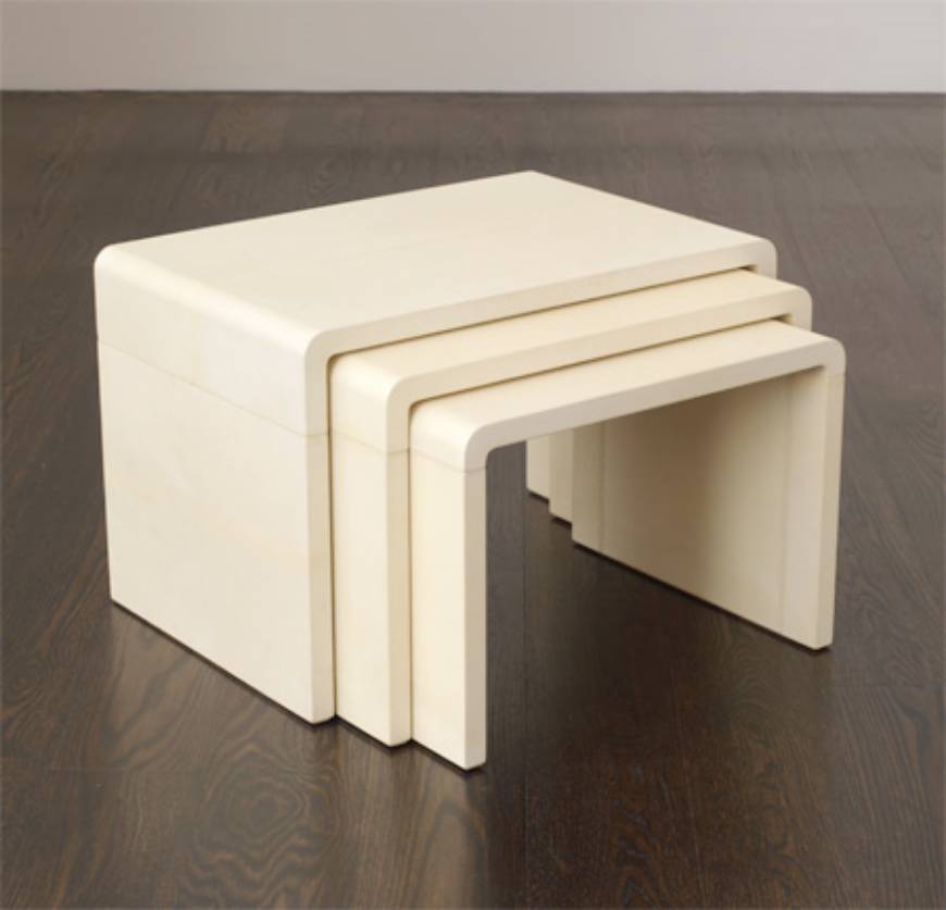 Picture of FRANK VELLUM NESTING TABLES