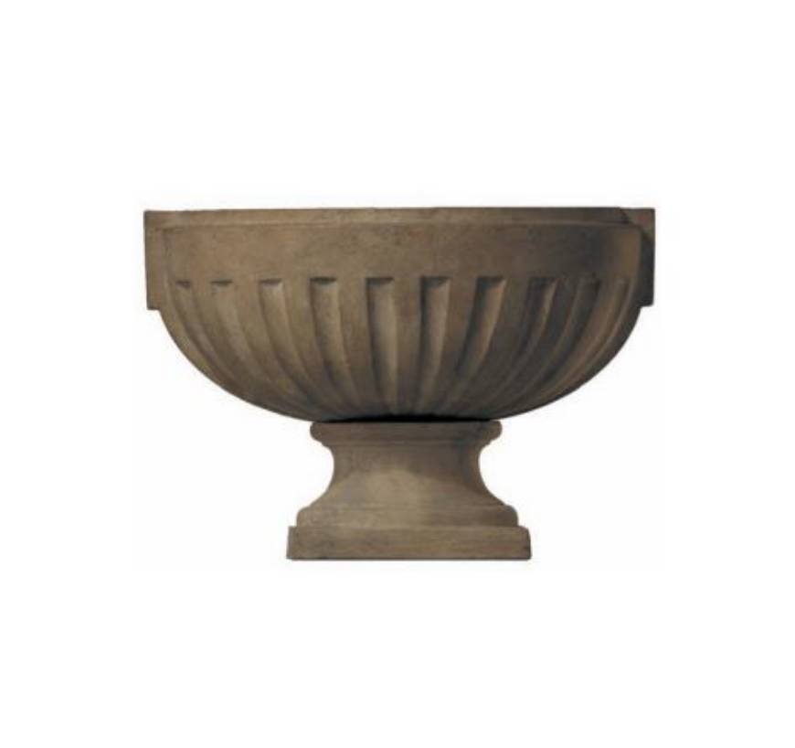 Picture of OVAL FLUTED URN ON BASE