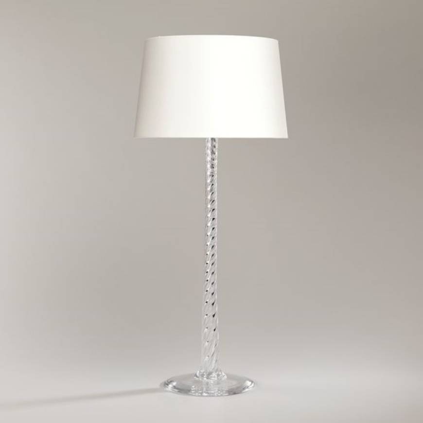 Picture of ASPEN GLASS ROPE COLUMN TABLE LAMP.