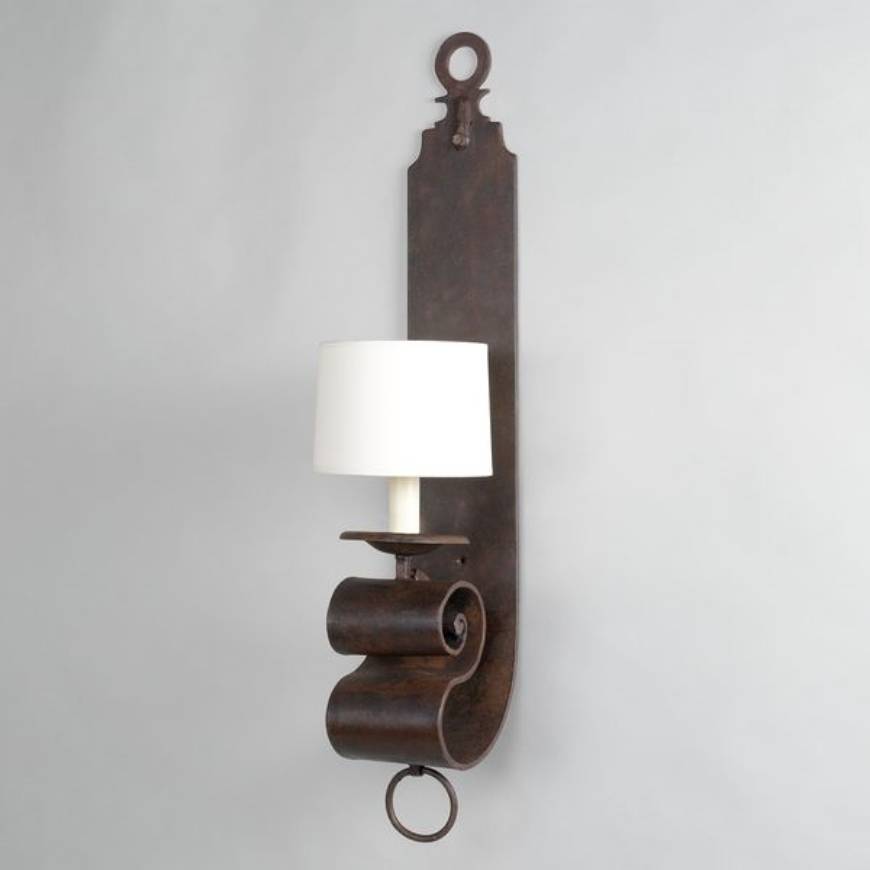 Picture of JABRON IRON WALL SCONCE, RUST, 1 ARM