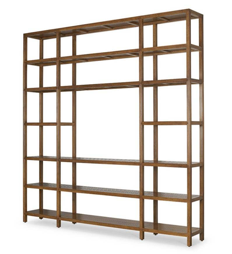 Picture of SLATTED SHIP MEDIA DISPLAY & SHELVING UNIT
