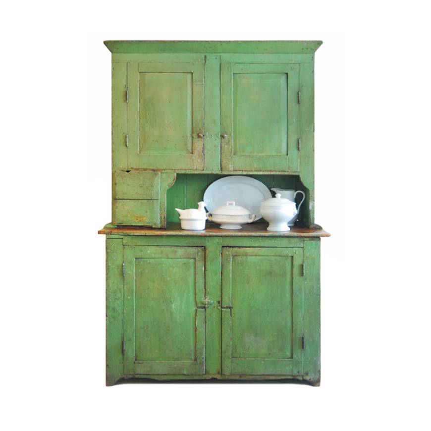 Picture of MAJOLICA STEP BACK CUPBOARD