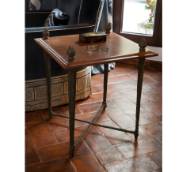 Picture of FLAME END TABLE - ROUND TOP